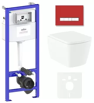 Комплект инсталляции Lavinia Boho Relfix Aveo Rimless 75110240 (состоит из 38010010, 3805005R, 3306101R, 33290600)