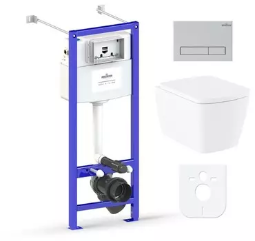 Комплект инсталляции Lavinia Boho Relfix Aveo Rimless 77050207 (состоит из 3306101R, 33290600, 38010020, 380501MC)