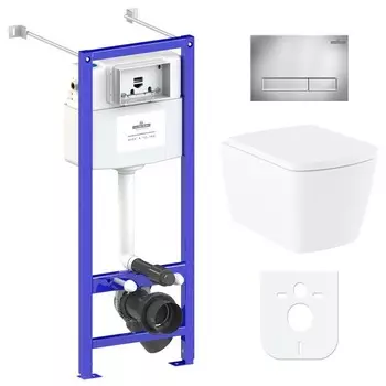 Комплект инсталляции Lavinia Boho Relfix Aveo Rimless 77050206 (состоит из 3306101R, 33290600, 38010020, 3805001C)