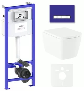 Комплект инсталляции Lavinia Boho Relfix Aveo Rimless 75110241 (состоит из 38010010, 3805005V, 3306101R, 33290600)