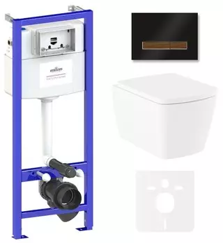 Комплект инсталляции Lavinia Boho Relfix Aveo Rimless 75110246 (состоит из 38010010, 38050702, 3306101R, 33290600)