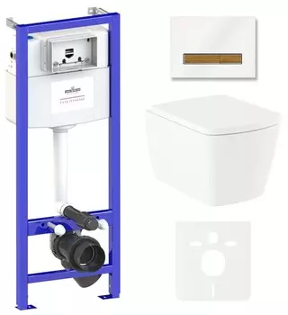 Комплект инсталляции Lavinia Boho Relfix Aveo Rimless 75110247 (состоит из 38010010, 38050703, 3306101R, 33290600)