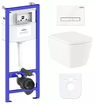 Комплект инсталляции Lavinia Boho Relfix Aveo Rimless 77040129 (состоит из 3306101R, 33290600, 38010010, 3805003W)