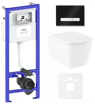 Комплект инсталляции Lavinia Boho Relfix Aveo Rimless 75110245 (состоит из 38010010, 38050701, 3306101R, 33290600)