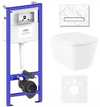 Комплект инсталляции Lavinia Boho Relfix Aveo Rimless 75110254 (состоит из 38010010, 38050903, 3306101R, 33290600)