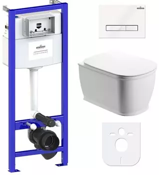 Комплект инсталляции Lavinia Boho Relfix Bell Pro Rimless 77040045 (состоит из 3301101R, 33290100, 38010010, 3805003W)