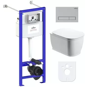 Комплект инсталляции Lavinia Boho Relfix Bell Pro Rimless 77050123 (состоит из 3301101R, 33290100, 38010020, 380501MC)