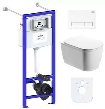 Комплект инсталляции Lavinia Boho Relfix Bell Pro Rimless 77050121 (состоит из 3301101R, 33290100, 38010020, 3805001W)