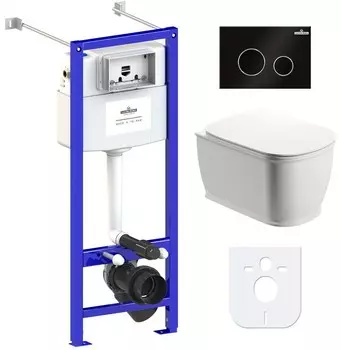 Комплект инсталляции Lavinia Boho Relfix Bell Pro Rimless 77050128 (состоит из 3301101R, 33290100, 38010020, 380502MB)