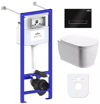 Комплект инсталляции Lavinia Boho Relfix Bell Pro Rimless 77050130 (состоит из 3301101R, 33290100, 38010020, 3805003B)