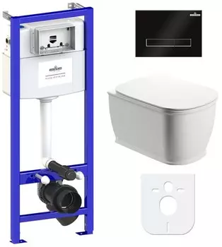 Комплект инсталляции Lavinia Boho Relfix Bell Pro Rimless 77040046 (состоит из 3301101R, 33290100, 38010010, 3805003B)