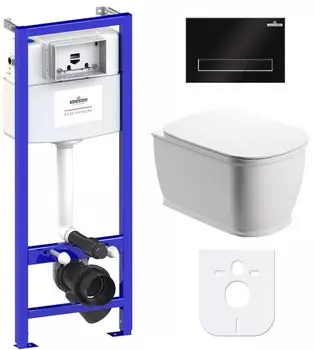 Комплект инсталляции Lavinia Boho Relfix Bell Pro Rimless 77040040 (состоит из 3301101R, 33290100, 38010010, 380501MB)