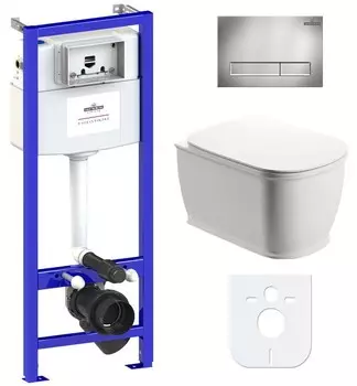 Комплект инсталляции Lavinia Boho Relfix Bell Pro Rimless 77040038 (состоит из 3301101R, 33290100, 38010010, 3805001C)