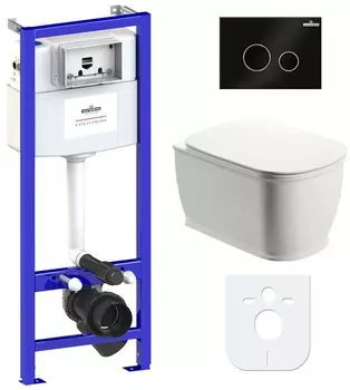 Комплект инсталляции Lavinia Boho Relfix Bell Pro Rimless 77040048 (состоит из 3301101R, 33290100, 38010010, 3805004B)