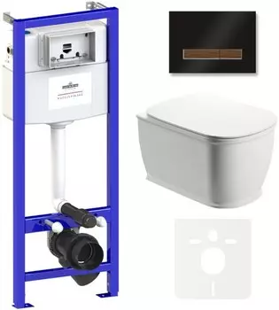 Комплект инсталляции Lavinia Boho Relfix Bell Pro Rimless 75110008 (состоит из 38010010, 38050702, 3301101R, 33290100)