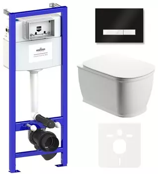 Комплект инсталляции Lavinia Boho Relfix Bell Pro Rimless 75110007 (состоит из 38010010, 38050701, 3301101R, 33290100)