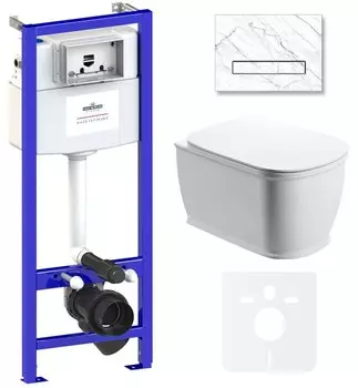 Комплект инсталляции Lavinia Boho Relfix Bell Pro Rimless 75110016 (состоит из 38010010, 38050903, 3301101R, 33290100)