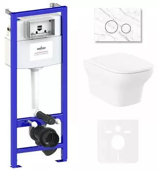 Комплект инсталляции Lavinia Boho Relfix Bristol Rimless 75110221 (состоит из 38010010, 38050904, 3305101R, 33290500)