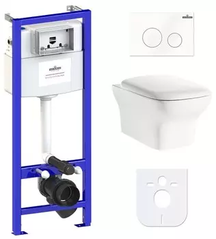 Комплект инсталляции Lavinia Boho Relfix Bristol Rimless 77040113 (состоит из 3305101R, 33290500, 38010010, 3805002W)