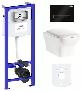 Комплект инсталляции Lavinia Boho Relfix Bristol Rimless 77040118 (состоит из 3305101R, 33290500, 38010010, 3805003B)