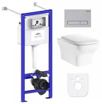 Комплект инсталляции Lavinia Boho Relfix Bristol Rimless 77050195 (состоит из 3305101R, 33290500, 38010020, 380501MC)