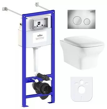 Комплект инсталляции Lavinia Boho Relfix Bristol Rimless 77050198 (состоит из 3305101R, 33290500, 38010020, 3805002C)