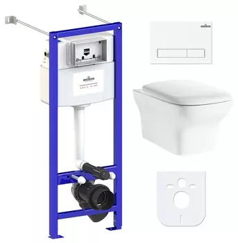 Комплект инсталляции Lavinia Boho Relfix Bristol Rimless 77050193 (состоит из 3305101R, 33290500, 38010020, 3805001W)