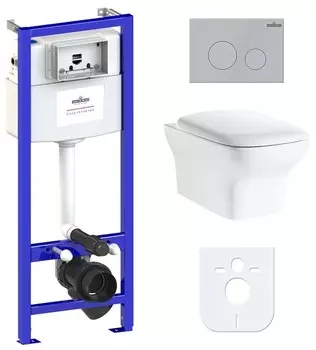 Комплект инсталляции Lavinia Boho Relfix Bristol Rimless 77040115 (состоит из 3305101R, 33290500, 38010010, 380502MC)