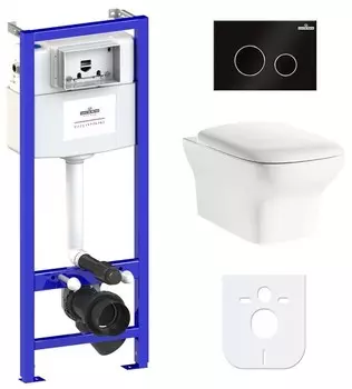 Комплект инсталляции Lavinia Boho Relfix Bristol Rimless 77040116 (состоит из 3305101R, 33290500, 38010010, 380502MB)