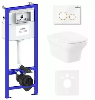 Комплект инсталляции Lavinia Boho Relfix Bristol Rimless 75110217 (состоит из 38010010, 38050804, 3305101R, 33290500)