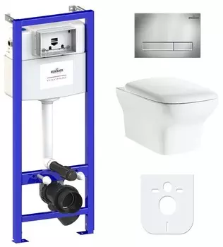 Комплект инсталляции Lavinia Boho Relfix Bristol Rimless 77040110 (состоит из 3305101R, 33290500, 38010010, 3805001C)