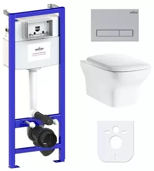 Комплект инсталляции Lavinia Boho Relfix Bristol Rimless 77040111 (состоит из 3305101R, 33290500, 38010010, 380501MC)