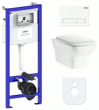 Комплект инсталляции Lavinia Boho Relfix Bristol Rimless 77040109 (состоит из 3305101R, 33290500, 38010010, 3805001W)