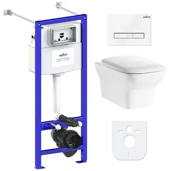 Комплект инсталляции Lavinia Boho Relfix Bristol Rimless 77050201 (состоит из 3305101R, 33290500, 38010020, 3805003W)