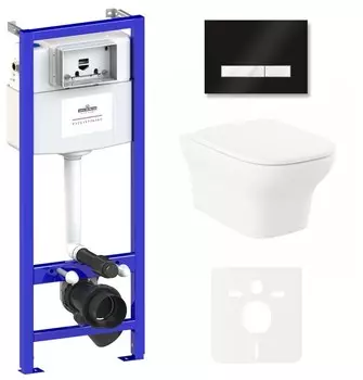 Комплект инсталляции Lavinia Boho Relfix Bristol Rimless 75110211 (состоит из 38010010, 38050701, 3305101R, 33290500)