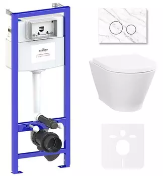 Комплект инсталляции Lavinia Boho Relfix Elegant Rimless 87561087 (состоит из 38010010, 38050904, 3308101R, 33290700)