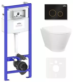 Комплект инсталляции Lavinia Boho Relfix Elegant Rimless 87561082 (состоит из 38010010, 38050803, 3308101R, 33290700)