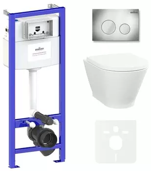 Комплект инсталляции Lavinia Boho Relfix Elegant Rimless 87561064 (состоит из 38010010, 3805002C, 3308101R, 33290700)