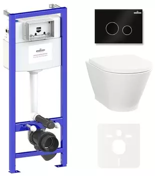 Комплект инсталляции Lavinia Boho Relfix Elegant Rimless 87561070 (состоит из 38010010, 3805004B, 3308101R, 33290700)