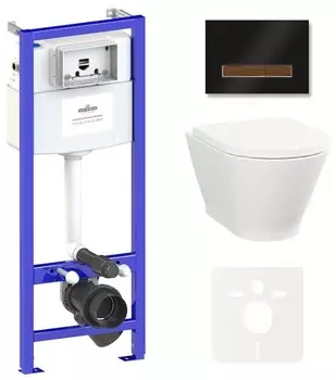 Комплект инсталляции Lavinia Boho Relfix Elegant Rimless 87561078 (состоит из 38010010, 38050702, 3308101R, 33290700)