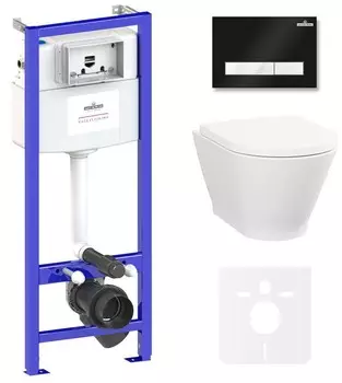 Комплект инсталляции Lavinia Boho Relfix Elegant Rimless 87561074 (состоит из 38010010, 38050601, 3308101R)