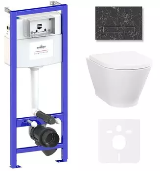 Комплект инсталляции Lavinia Boho Relfix Elegant Rimless 87561084 (состоит из 38010010, 38050901, 3308101R, 33290700)