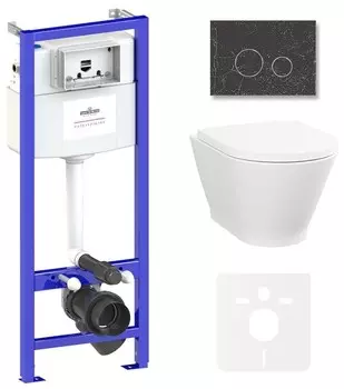 Комплект инсталляции Lavinia Boho Relfix Elegant Rimless 87561085 (состоит из 38010010, 38050902, 3308101R, 33290700)