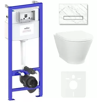 Комплект инсталляции Lavinia Boho Relfix Elegant Rimless 87561086 (состоит из 38010010, 38050903, 3308101R, 33290700)