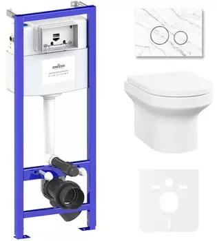 Комплект инсталляции Lavinia Boho Relfix Grance Hill Rimless 87561029 (состоит из 38010010, 38050904, 3307101R, 33290700)