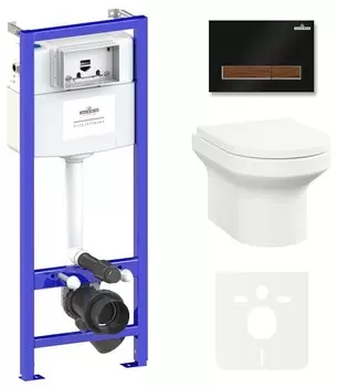 Комплект инсталляции Lavinia Boho Relfix Grance Hill Rimless 87561017 (состоит из 38010010, 38050602, 3307101R, 33290700)