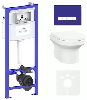 Комплект инсталляции Lavinia Boho Relfix Grance Hill Rimless 87561015 (состоит из 38010010, 3805005V, 3307101R, 33290700)