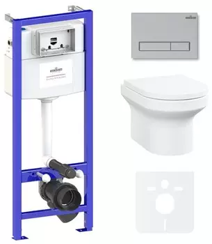 Комплект инсталляции Lavinia Boho Relfix Grance Hill Rimless 87561003 (состоит из 38010010, 380501MC, 3307101R, 33290700)