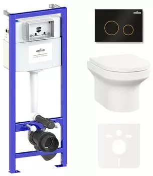 Комплект инсталляции Lavinia Boho Relfix Grance Hill Rimless 87561024 (состоит из 38010010, 38050803, 3307101R, 33290700)