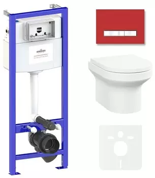 Комплект инсталляции Lavinia Boho Relfix Grance Hill Rimless 87561014 (состоит из 38010010, 3805005R, 3307101R, 33290700)